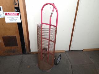 Workshop Sack Barrel Trolley w/ Safety Cage