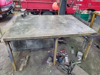 Steel Workshop Table Workbench