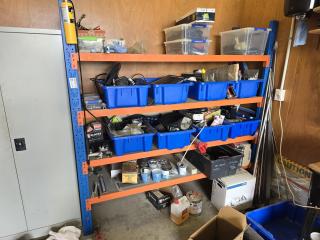 Industrial Shelving and Contents