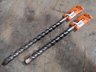 2x Ramset R3 Masonry Drill Bits