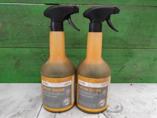 2x Fil 750ml Iodine Sprays