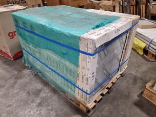64x Rectified Porcelain 600x600mm Tiles
