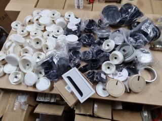 Assorted Desktop Cable Hole Covers, Bulk Lot