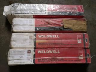 4x Packs of Weldwell Welding Electrodes