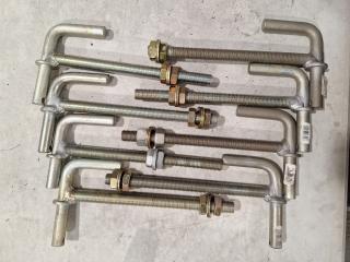 8 x Lock Through Post Gudgeons