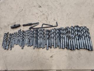 61x Assorted Jobber Drill Bits & More