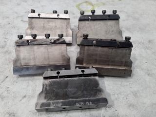 5x Iscar Lathe Self Grip Parting Tool Blocks
