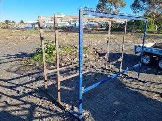 3x Heavy Duty Steel Welding Frames