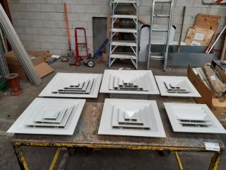 6 x Assorted Interior Cieling Vent Grilles