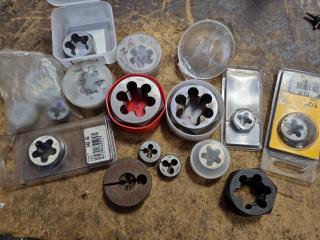 16x Assorted Threading Dies
