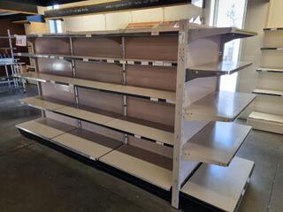 Retail 3-Sided Steel Shelving Assembly