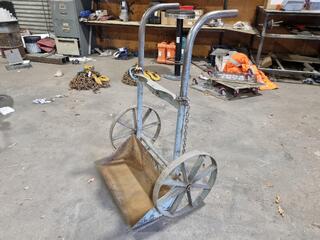 All Steel Gas Bottle Trolley