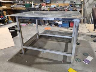 Heavy Steel Workshop Table Workbench