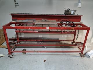 Koike Beetle IK-12 Track Welder w/ Track & Welding Frame Trolley