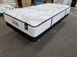 Single Size Therapedic Medicoil HD Mattress with Base Frame