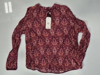 Noa Noa English Crepe Oriental Blouse - Size 40