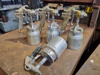4x Air Paint Spray Guns