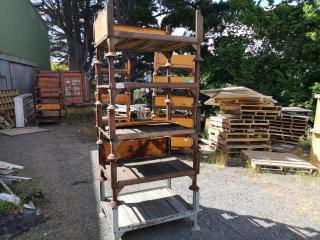 5x Industrial Heavy Duty Stackable Stillages