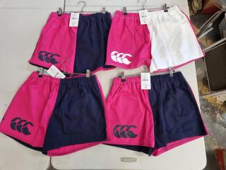 4x Canterbury Harlequin Cotton Shorts, Size 36