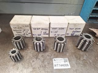 5 x Gear Hobber Cutters