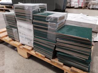 130+ Dark Green Ceramic Wall Tiles, 200x200mm Size