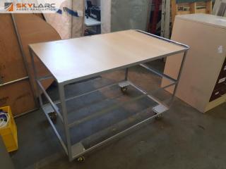 Large Metal Framed Trolley