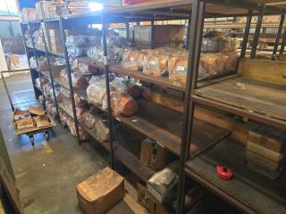 Steel and Timber Workshop Shelving