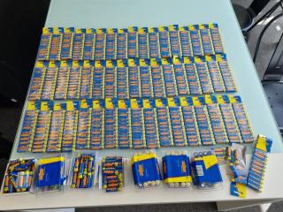 120+ Eclipse Size AA Disposable Single Use Batteries, Bulk Lot