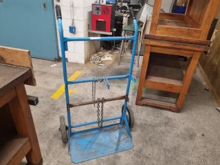 Wide Dual Gas Bottle Trolley