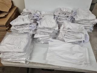 73x R80 White Rugby Shorts, Assorted Sizes