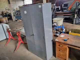 Vintage Precision Steel Workshop Cabinet