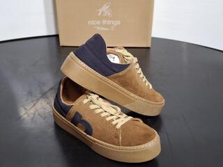Nice Things Paloma S Leather "n" Sneakers  Size 38