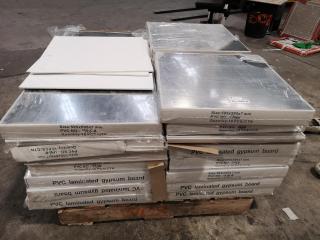 595x595mm PVC Laminated Gypsum Board Ceiling / Wall Panels