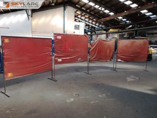 4x Industrial Welding Screens