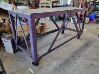 Heavy Duty Mobile Table Trolley
