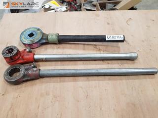2 Manual Pipe Threaders and Ridgid Tool