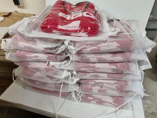 150x R80 Numbered Red Team Bibs, Size Junior