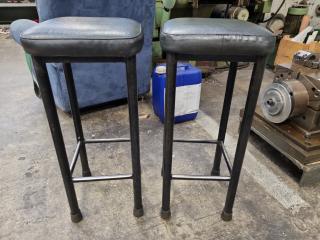 2x Padded Stools