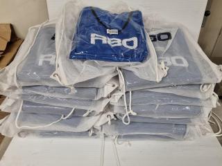 150x R80 Blue Mesh Training Bibs, Size M