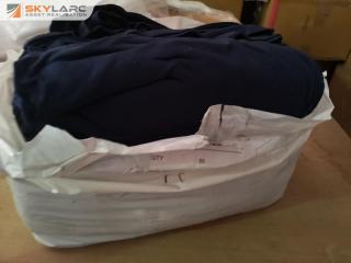50x Plain Navy Blue T-shirts, Size Medium, Bulk Lot