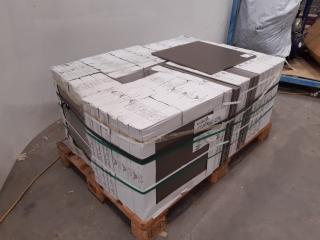 198 x Smoothed Dark Brown Ceramic Tiles (40m²)