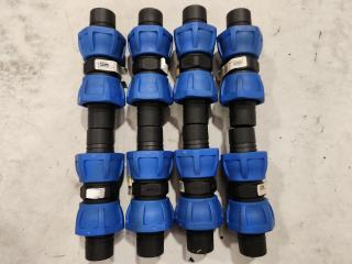 8 x LDSC32 32mm Straight Coupling