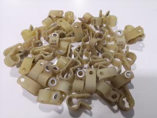 50x Aviation Plastic Loop Clamps for Wire Support Type MS25281 R7
