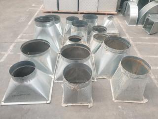 18 Square to Round Duct Adapters