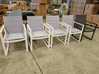 5x 4-Seasons Costa Outdoor Dining Chairs