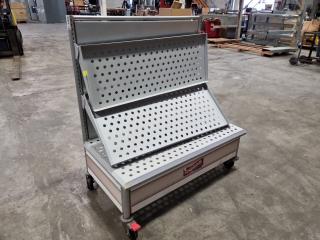 Mobile Adjustable Retail Shelving Unit