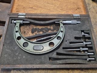 Mitutoyo Outside Micrometer w/ Interchangeable Anvils
