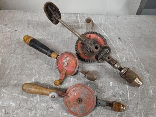 3x Assorted Vintage Drills