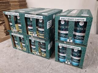 Syzmphony Drinking Chocolate & Chai Latte, 48x Cans