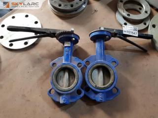 2 x 3" Butterfly Valves